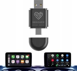Mini adapter bezprzewodowego polaczenia Carplay Android Auto 2w1 Pendrive 1