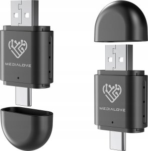 Mini adapter bezprzewodowego polaczenia Carplay Android Auto 2w1 Pendrive 2