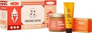 Korzenne Ciastko zestaw cukrowy peeling do ciała 250ml + krem do rąk 50ml + mydło w kostce 110g 1