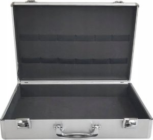 Walizka aluminiowa zamykana na kluczyk 480x340x100 mm 3