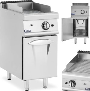 Grill gazowy ryflowany z szafką na propan / LPG / gaz ziemny 6 kW Grill gazowy ryflowany z szafką na propan / LPG / gaz ziemny 6 kW 1