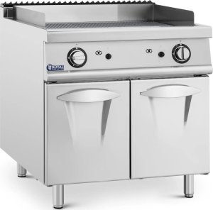 Grill gazowy podwójny ryflowany z szafką na propan / LPG / gaz ziemny 12 kW Grill gazowy podwójny ryflowany z szafką na propan / LPG / gaz ziemny 12 kW 1