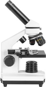 Mikroskop optyczny szkolny LED z regulowanym zaciskiem powiększenie 40-400x Mikroskop optyczny szkolny LED z regulowanym zaciskiem powiększenie 40-400x 6