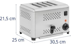 Toster Royal Catering Toster opiekacz kanapkowy na 4 kromki grzanki 1800 W Toster opiekacz kanapkowy na 4 kromki grzanki 1800 W 6