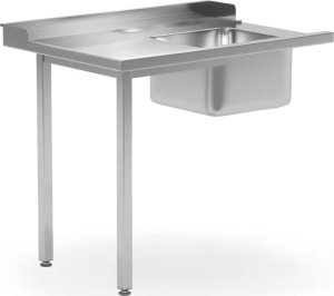 Stół załadowczy do zmywarek ze zlewem 1200 x 700 x 850 mm - LEWY Stół załadowczy do zmywarek ze zlewem 1200 x 700 x 850 mm - LEWY 1