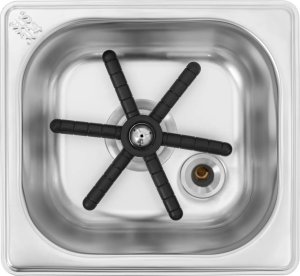 Myjka płuczka barowa ze zlewem do szklanek 20-110 mm STAL Myjka płuczka barowa ze zlewem do szklanek 20-110 mm STAL 3