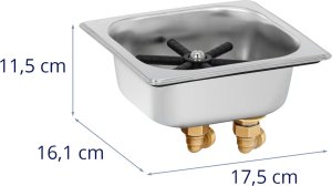 Myjka płuczka barowa ze zlewem do szklanek 20-110 mm STAL Myjka płuczka barowa ze zlewem do szklanek 20-110 mm STAL 4