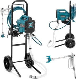 Agregat malarski natryskowy hydrodynamiczny przenośny 1.4 l/min 200 bar 7.5 m Agregat malarski natryskowy hydrodynamiczny przenośny 1.4 l/min 200 bar 7.5 m 1