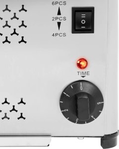 Toster opiekacz kanapkowy do chleba na 6 grzanek 2500 W Toster opiekacz kanapkowy do chleba na 6 grzanek 2500 W 3