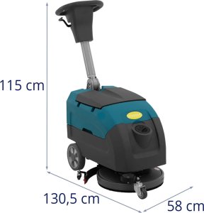 Ulsonix Szorowarka akumulatorowa do czyszczenia podłóg 40 cm 25 l 160 obr./min Szorowarka akumulatorowa do czyszczenia podłóg 40 cm 25 l 160 obr./min (10050486) 9