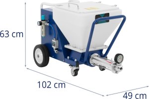 MSW Agregat tynkarski maszyna do tynkowania 30 bar 40 l 18 l/min 2800 W Agregat tynkarski maszyna do tynkowania 30 bar 40 l 18 l/min 2800 W 8