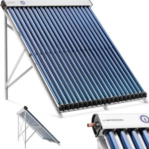 Kolektor słoneczny rurowy na stelażu 160-200 l 20 rur 6 bar Kolektor słoneczny rurowy na stelażu 160-200 l 20 rur 6 bar 1