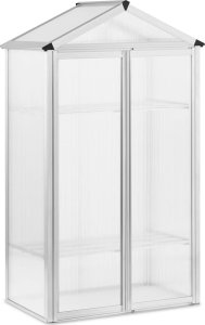 Mini szklarnia inspekt ogrodowy na taras balkon 2 półki 80 x 50 x 145 cm Mini szklarnia inspekt ogrodowy na taras balkon 2 półki 80 x 50 x 145 cm 2