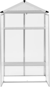 Mini szklarnia inspekt ogrodowy na taras balkon 2 półki 80 x 50 x 145 cm Mini szklarnia inspekt ogrodowy na taras balkon 2 półki 80 x 50 x 145 cm 5