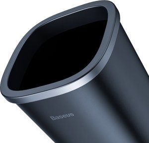 Mini kosz na śmieci do biura lub samochodu montowany w uchwycie na kubek - czarny Mini kosz na śmieci do biura lub samochodu montowany w uchwycie na kubek - czarny 4