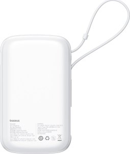 Baseus Power bank 10000mAh Qpow Pro+ 22.5W USB-C - biały Power bank 10000mAh Qpow Pro+ 22.5W USB-C - biały 3