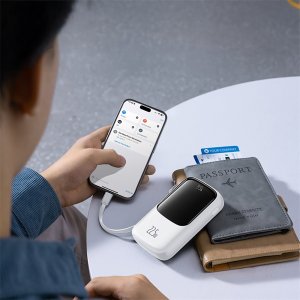 Baseus Power bank 10000mAh Qpow Pro+ 22.5W USB-C - biały Power bank 10000mAh Qpow Pro+ 22.5W USB-C - biały 7