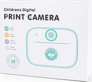 Mini drukarka termiczna z aparatem fotograficznym i kamerą HURC10Z - zielona Mini drukarka termiczna z aparatem fotograficznym i kamerą HURC10Z - zielona 3