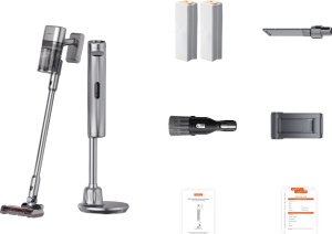 Odkurzacz bezprzewodowy wielofukncyjny 50kPa HEPA V100 - szary Odkurzacz bezprzewodowy wielofukncyjny 50kPa HEPA V100 - szary 6