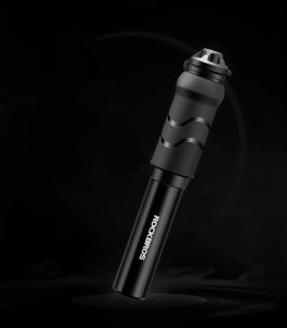 Pompka rowerowa uniwersalna nożna podłogowa z manometrem - czarna Pompka rowerowa uniwersalna nożna podłogowa z manometrem - czarna 9