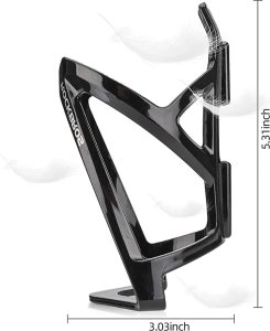 Uchwyt rowerowy na bidon butelkę - czarny Uchwyt rowerowy na bidon butelkę - czarny 2