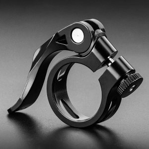 Obejma rowerowa zacisk do sztycy 27.2 i 28.6 mm pod siodełko z szybkozamykaczem - czarna Obejma rowerowa zacisk do sztycy 27.2 i 28.6 mm pod siodełko z szybkozamykaczem - czarna 8