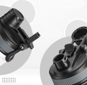 Butelka bidon termiczny rowerowy na napoje 620 ml - biały Butelka bidon termiczny rowerowy na napoje 620 ml - biały 4