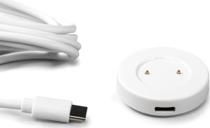 Ładowarka indukcyjna do smartwatchy Huawei magnetyczna USB-A 1m - biała Ładowarka indukcyjna do smartwatchy Huawei magnetyczna USB-A 1m - biała 2