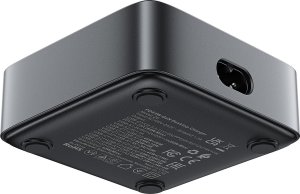 Ładowarka sieciowa stacja zasilania biurkowa Z6 GaN 2x USB-A 2x USB-C PD 65W - czarna Ładowarka sieciowa stacja zasilania biurkowa Z6 GaN 2x USB-A 2x USB-C PD 65W - czarna 3