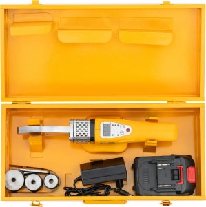 Zgrzewarka akumulatorowa do rur PP PB PE PV o śr. 20-32 mm 300C 350 W - zestaw Zgrzewarka akumulatorowa do rur PP PB PE PV o śr. 20-32 mm 300C 350 W - zestaw 6