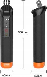 Uchwyt wypornościowy TELESIN do GoPro 8 / 9 / 10 / 11 / 12 11