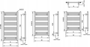 ENIX GRZEJNIK LAZ.PINI 0508/0650 BIALY RAL9016 3