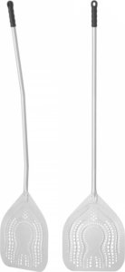 Łopata do pizzy Arena kwadratowa perforowana z wygiętym uchwytem 350 x 1500 mm 3