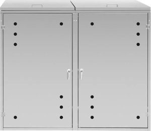 Osłona obudowa kosza kubła na śmieci z wentylacją 2 x 240 l 2