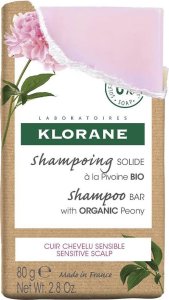 Klorane Shampoo Bar szampon w kostce z organiczną piwonią 80g 1