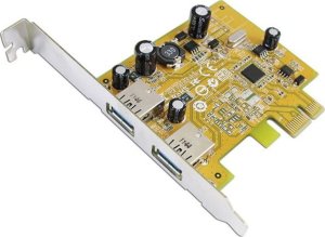 Poleasingowy kontroler 2 x USB 3.0 / Sunix USB2302 / PCI-e x1 / niski profil 1
