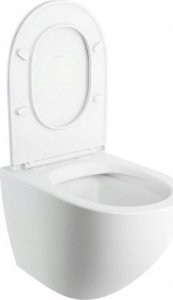 Omnires OTTAWA COMFORT miska toaletowa wisząca z deską wolnoopadającą, 54 x 37 cm; Kolor: biały mat (BM) 3