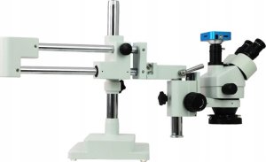 Mikroskop Optyczny Trinokularowy Kamera 16MP FULL HD 4K Zestaw Oświetlenie 2