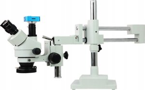 Mikroskop Optyczny Trinokularowy Kamera 16MP FULL HD 4K Zestaw Oświetlenie 3