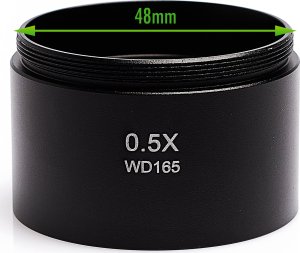 Mikroskop Stereoskopowy Trinokularowy Obiektyw 0,5X Ochronny Soczewki 11