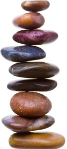 Zen Stones - Kamienie - fototapeta 90x200 cm 1