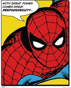 Art-Pol Spiderman - retro plakat 40x50 cm 1