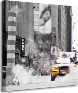 Feeby Taxi New York - Obraz na płótnie 40x40 cm 1