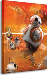 GF Gwiezdne Wojny Star Wars Episode VII (BB-8 Art) - obraz na płótnie 60x80 cm 1