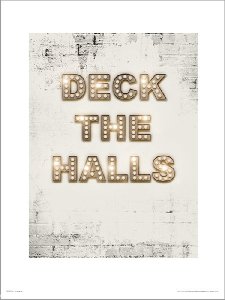 Lumarko Christmas Deck Halls - plakat premium 30x40 cm 1
