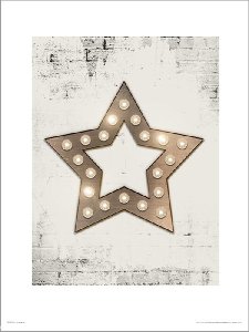 E-druk Christmas Star Lights - plakat premium 40x50 cm 1