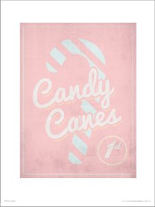 Slowmoose Christmas Candy - plakat premium 40x50 cm 1