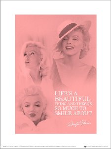 GO-BI Marilyn Monroe Smile - plakat premium 30x40 cm 1