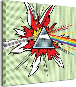 GF Pink Floyd (DSOTM Pop Art) - Obraz na płótnie 60x60 cm 1