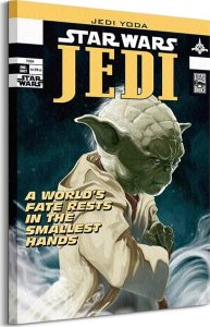GF Star Wars Gwiezdne Wojny (Yoda Comic Cover) - Obraz na płótnie 60x80 cm 1